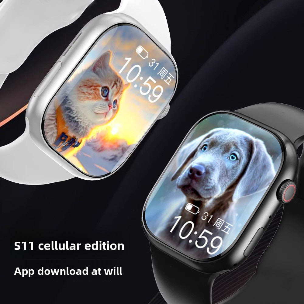 Cellular Smart Watch with Health Monitoring and Camera