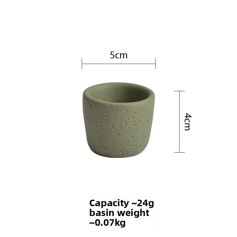 Cement Candle Holder Cup Empty Container