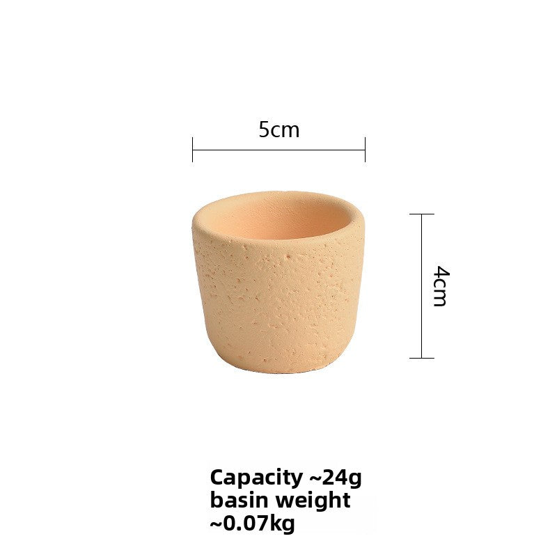 Cement Candle Holder Cup Empty Container