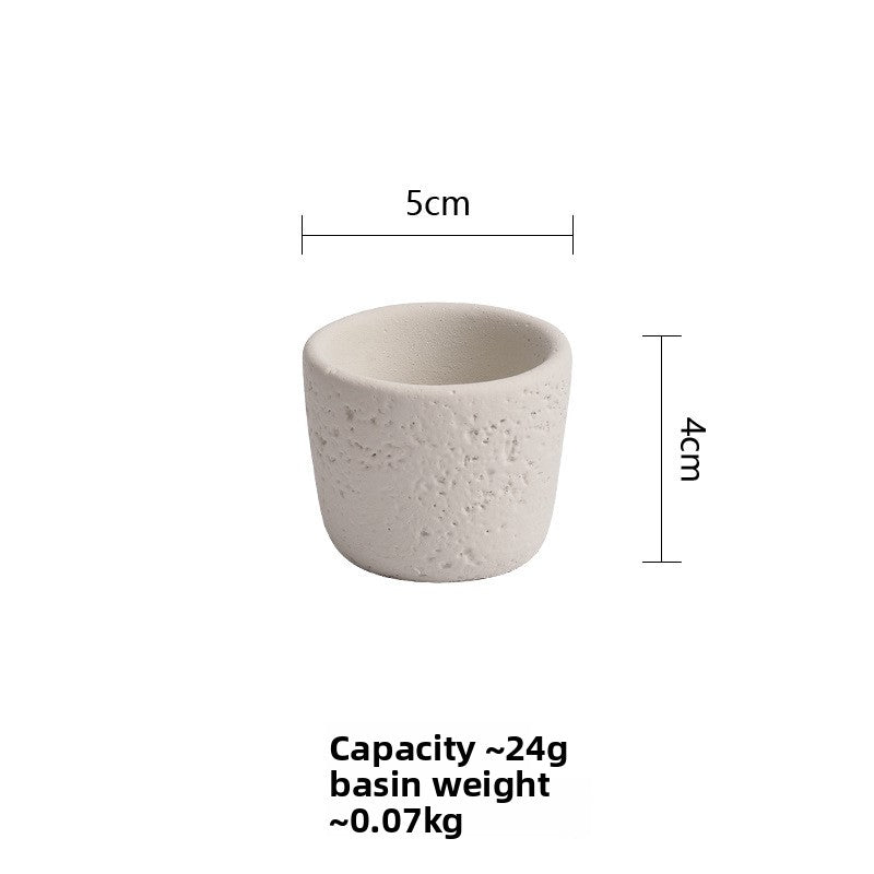 Cement Candle Holder Cup Empty Container