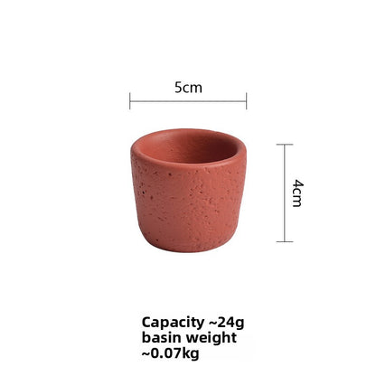Cement Candle Holder Cup Empty Container