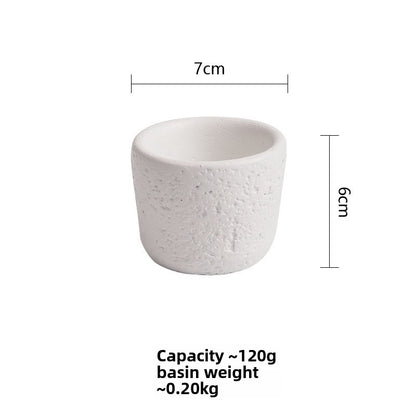 Cement Candle Holder Cup Empty Container
