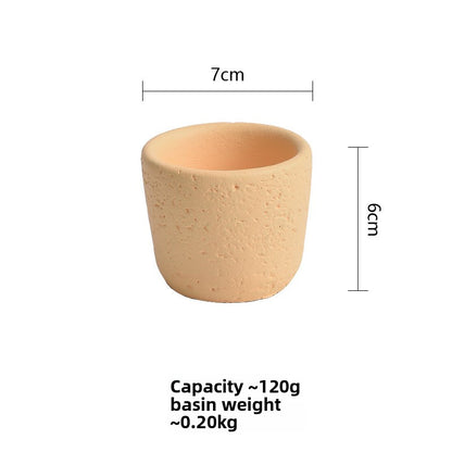 Cement Candle Holder Cup Empty Container