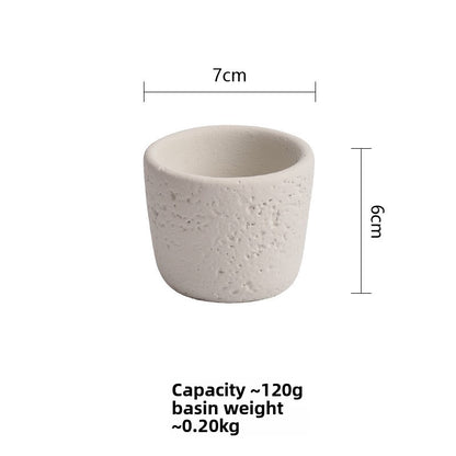 Cement Candle Holder Cup Empty Container