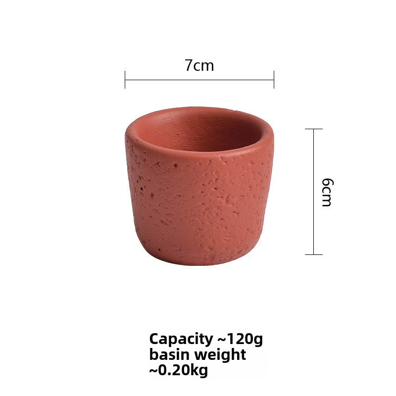 Cement Candle Holder Cup Empty Container