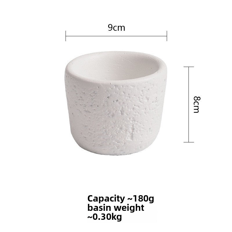 Cement Candle Holder Cup Empty Container