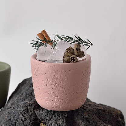 Cement Candle Holder Cup Empty Container