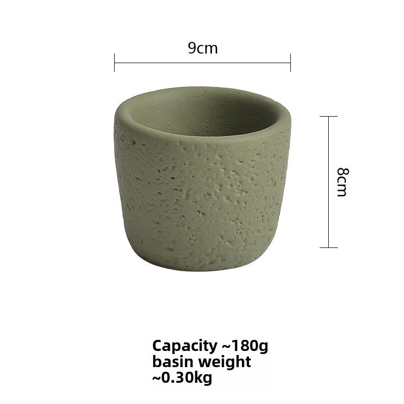 Cement Candle Holder Cup Empty Container