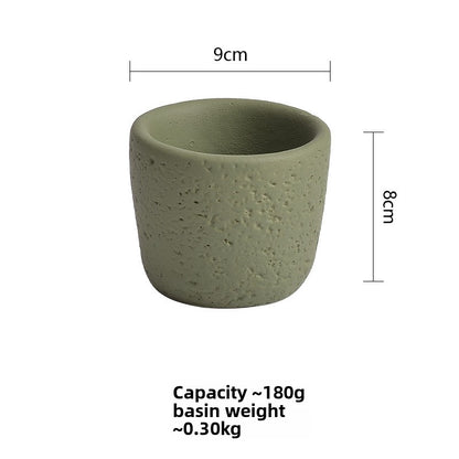 Cement Candle Holder Cup Empty Container