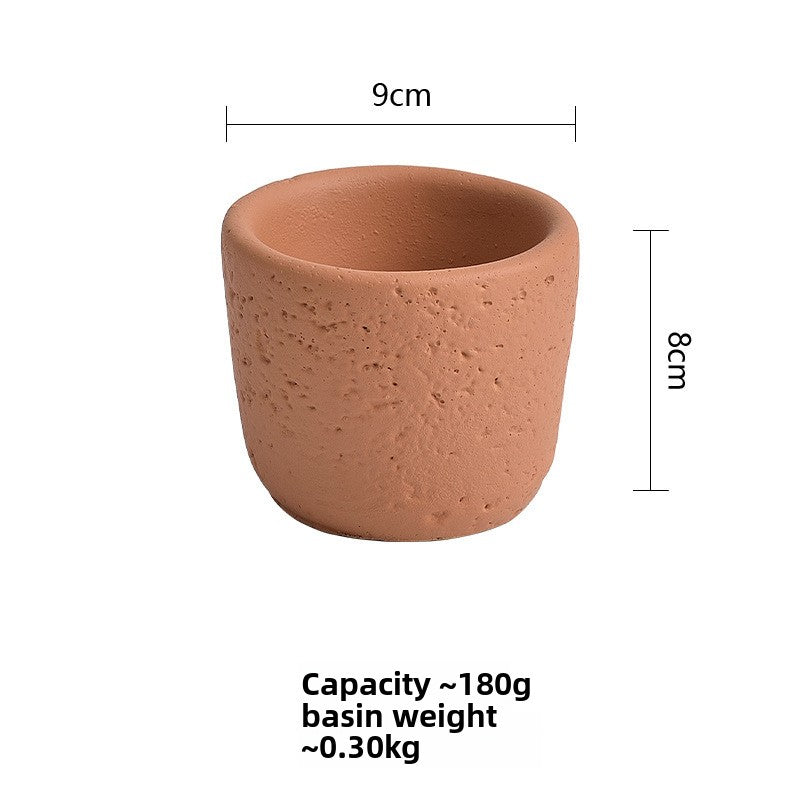 Cement Candle Holder Cup Empty Container