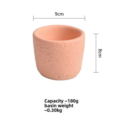 Cement Candle Holder Cup Empty Container