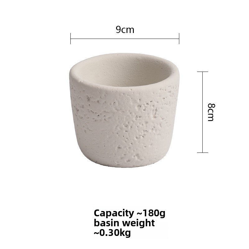 Cement Candle Holder Cup Empty Container