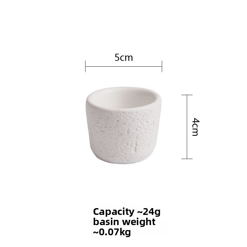 Cement Candle Holder Cup Empty Container