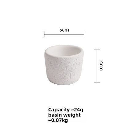 Cement Candle Holder Cup Empty Container