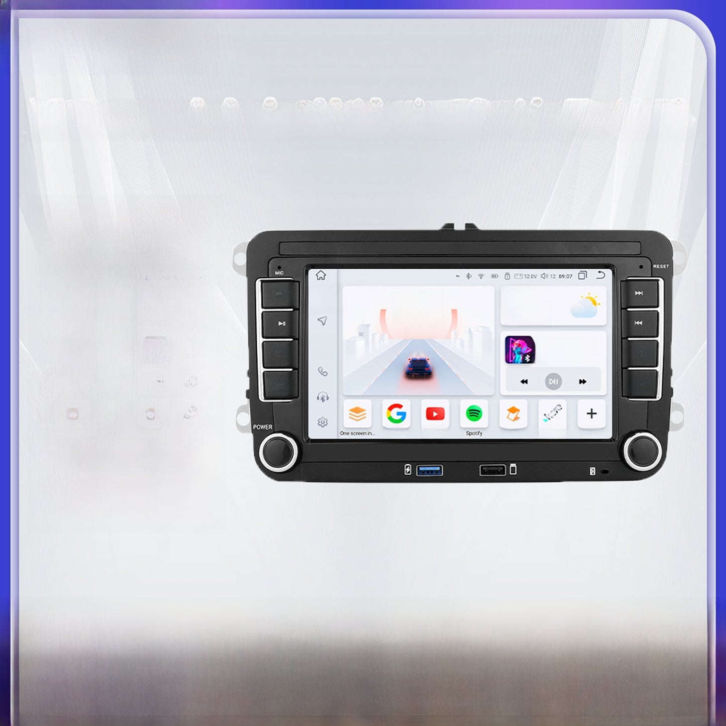 Central control screen navigation