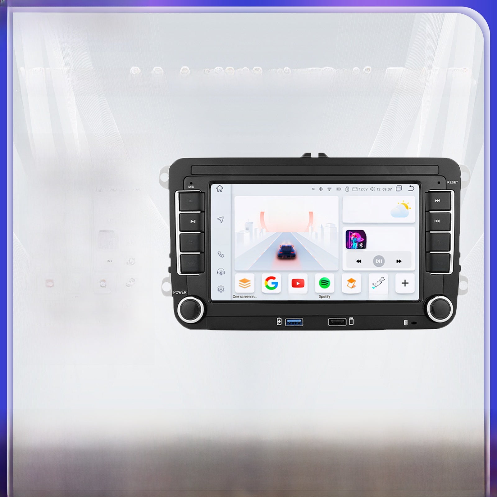 Central control screen navigation