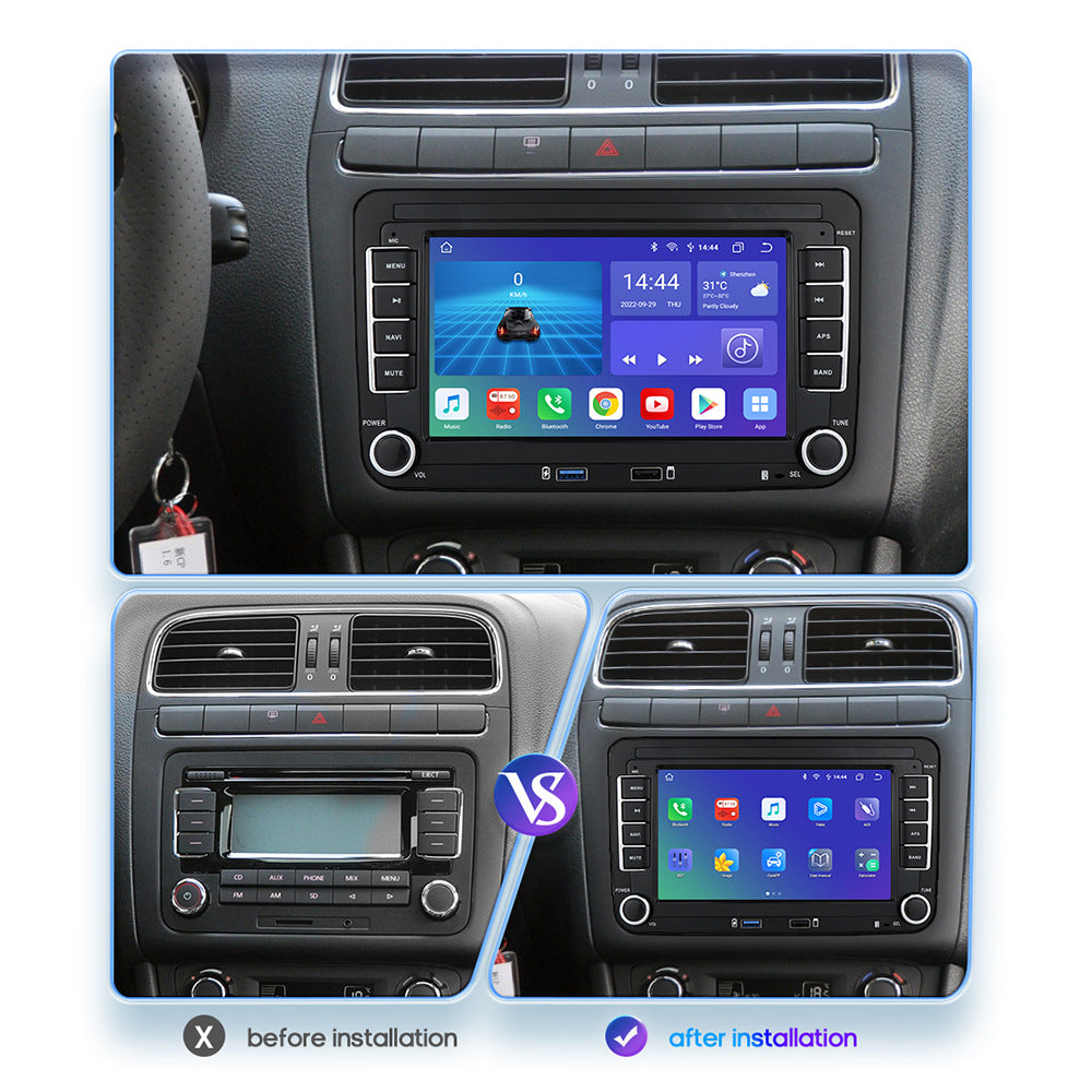 Central control screen navigation