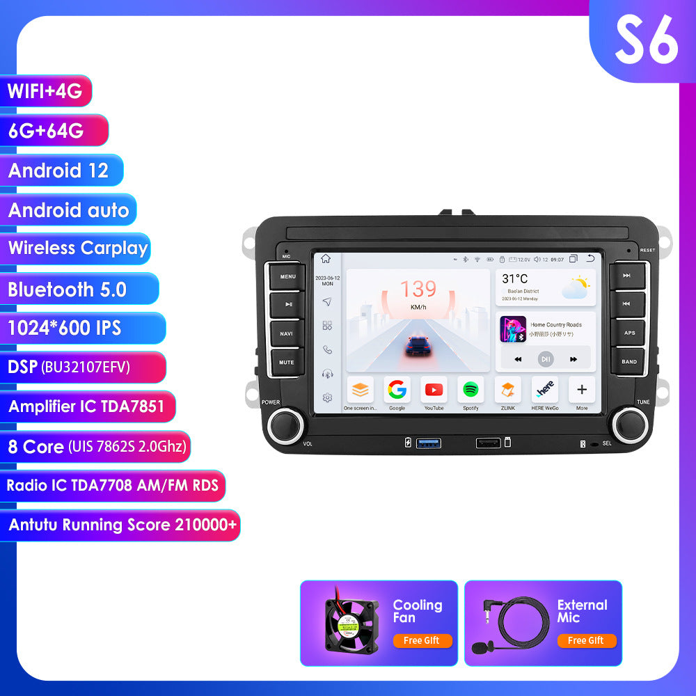 Central control screen navigation