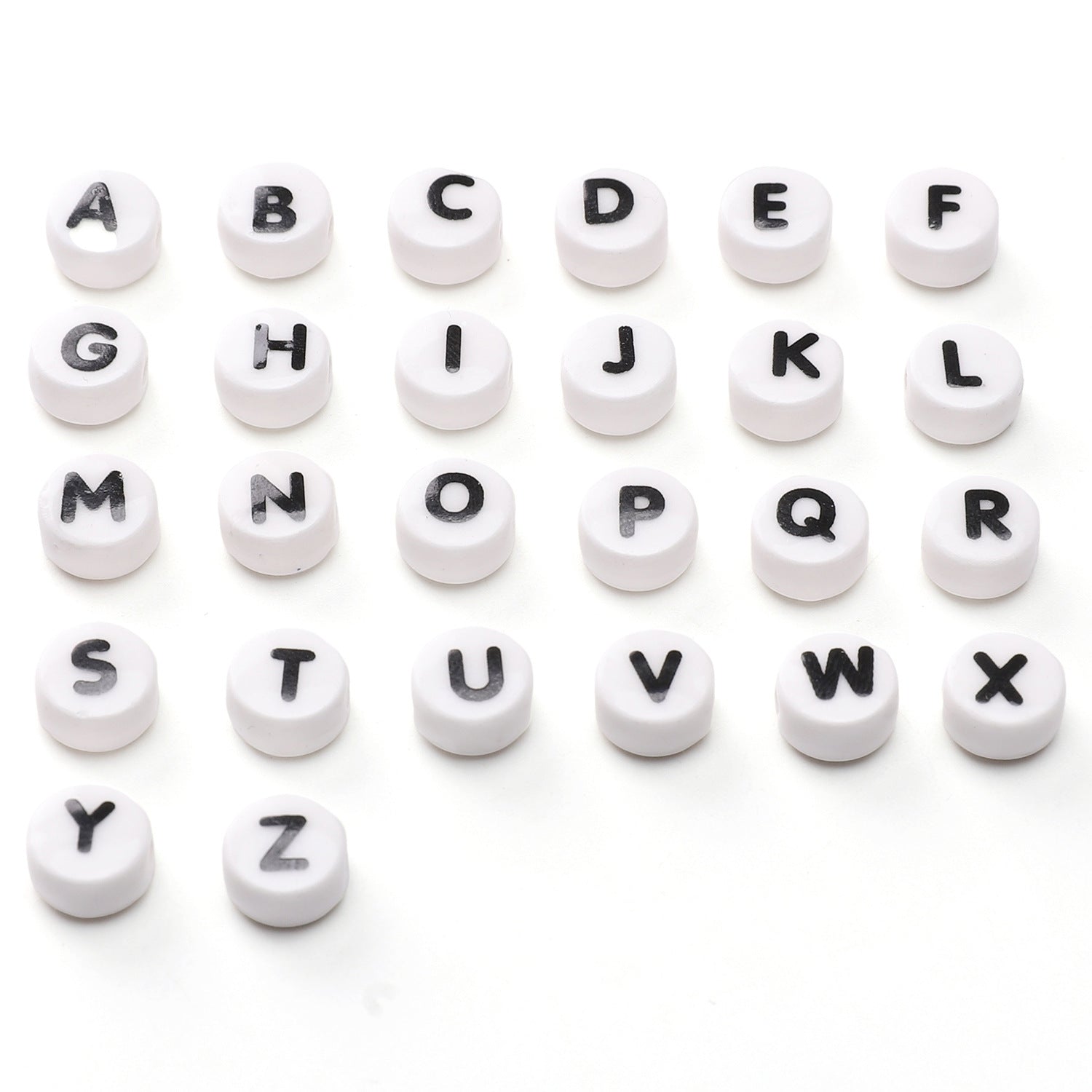 Ceramic Alphabet Beads DIY Jewelry Making