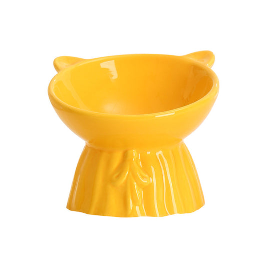 Ceramic Anti-Knock Pet Bowl