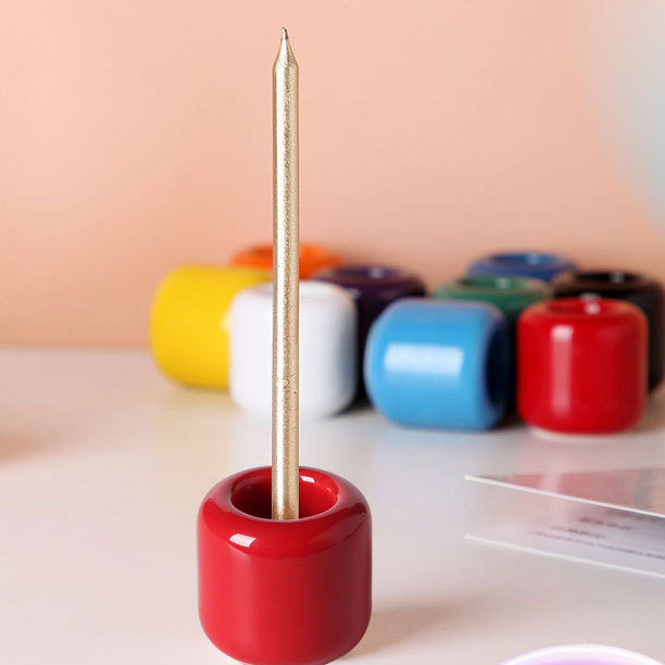 Ceramic Bell Candle Holder