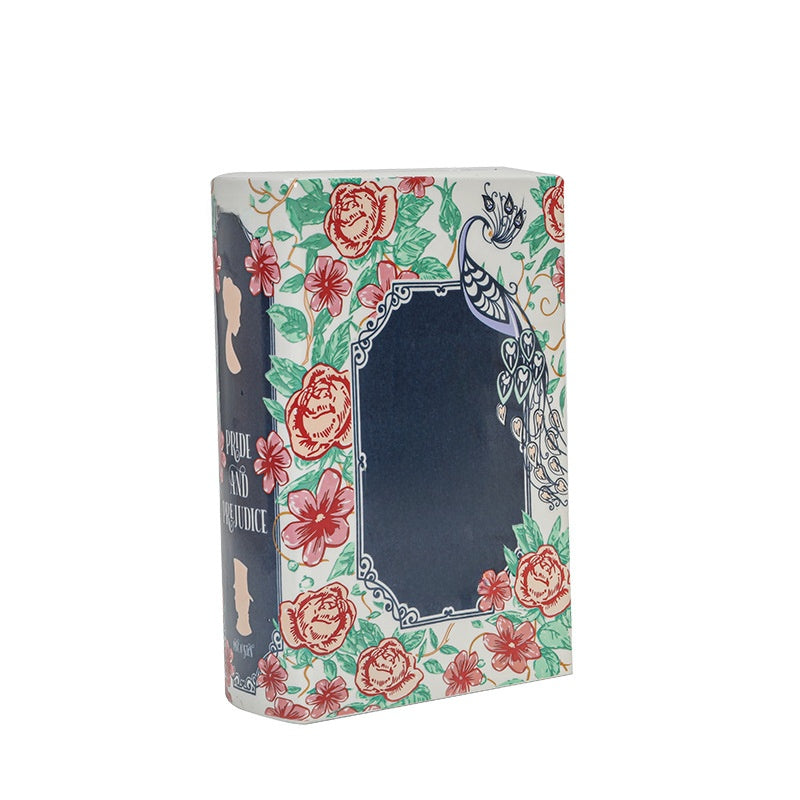 Ceramic Book-Shaped Flower Vase