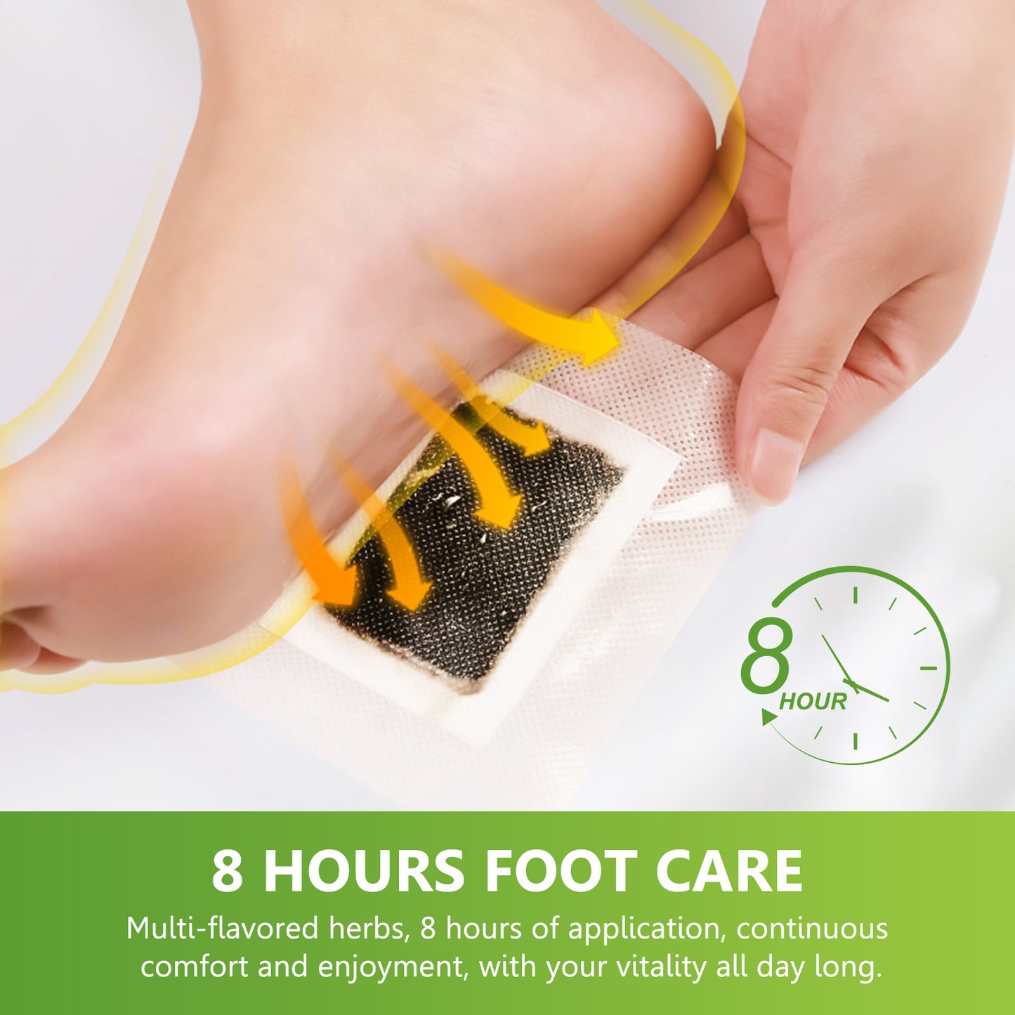 Ceramic charcoal foot pad