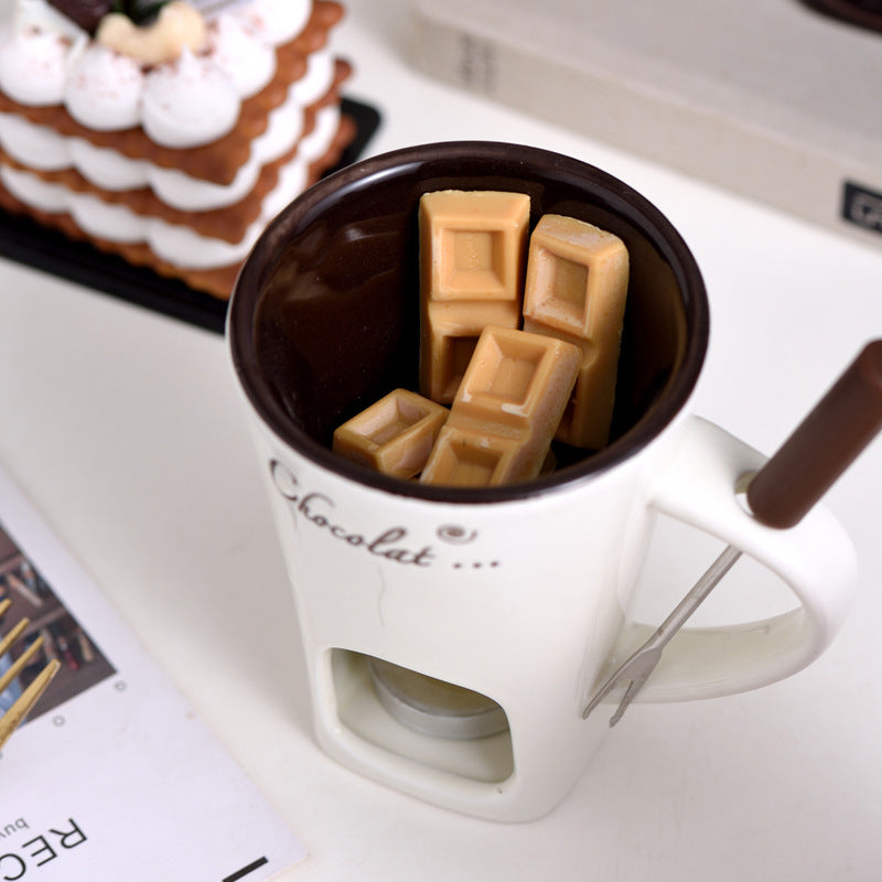 Ceramic chocolate cup
