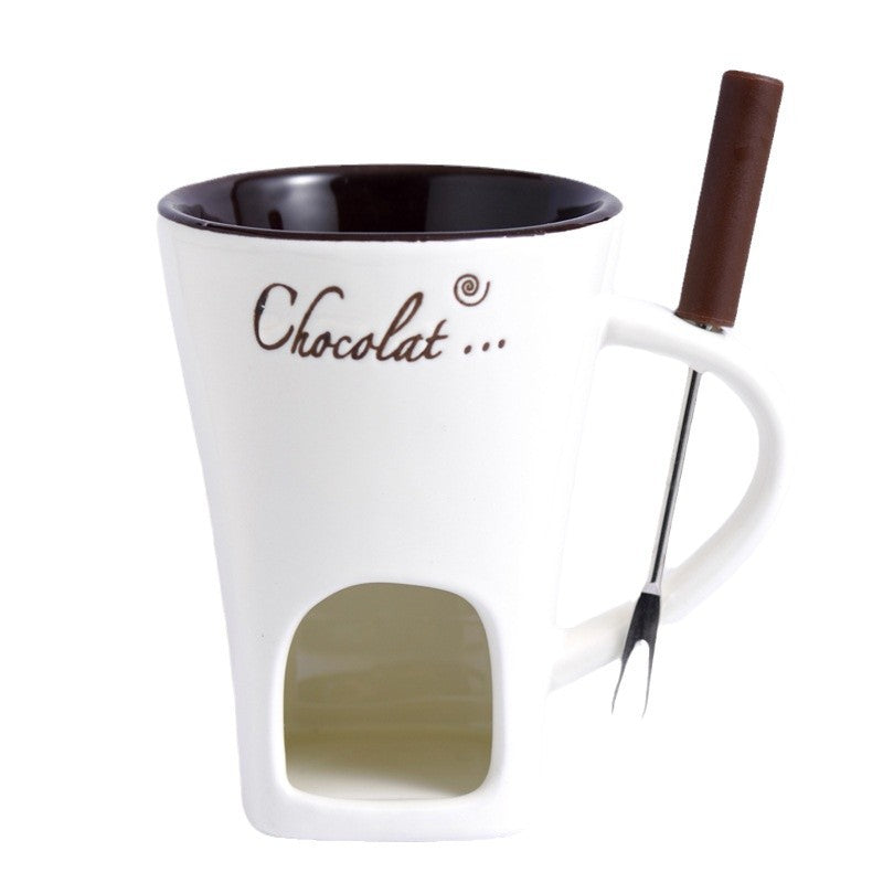 Ceramic chocolate cup