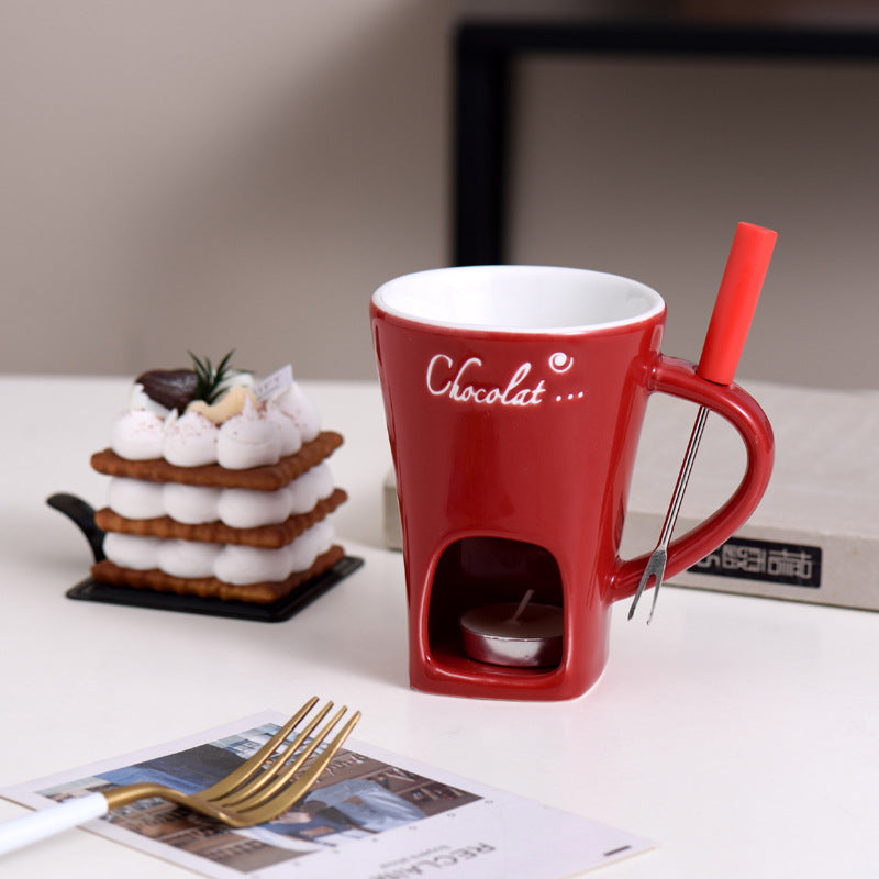 Ceramic chocolate cup