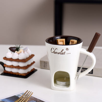 Ceramic chocolate cup