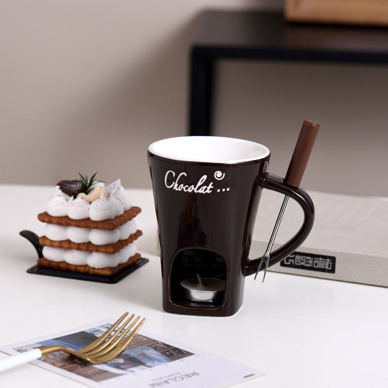 Ceramic chocolate cup
