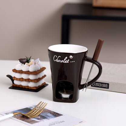 Ceramic chocolate cup