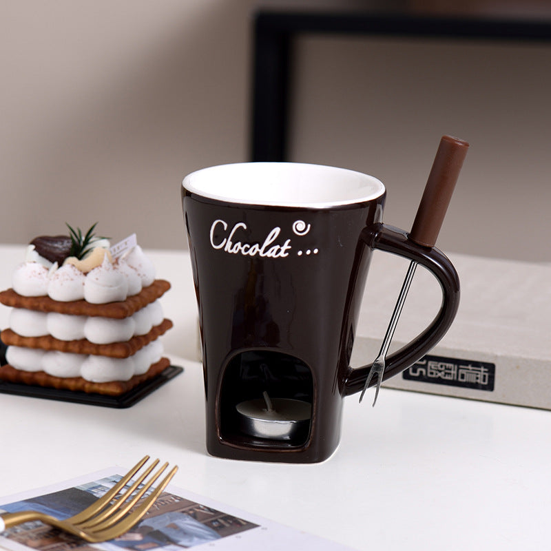 Ceramic Chocolate Fondue Pot Hot Pot