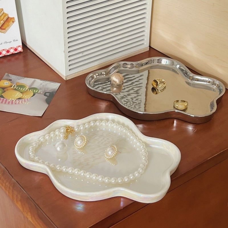 Ceramic Cloud Decorative Tray