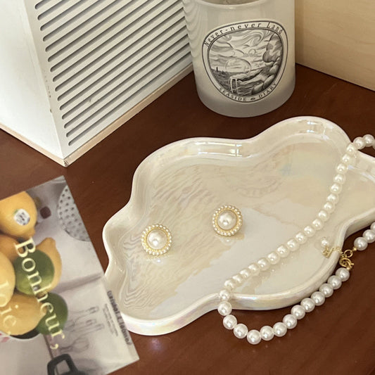 Ceramic Cloud Decorative Tray