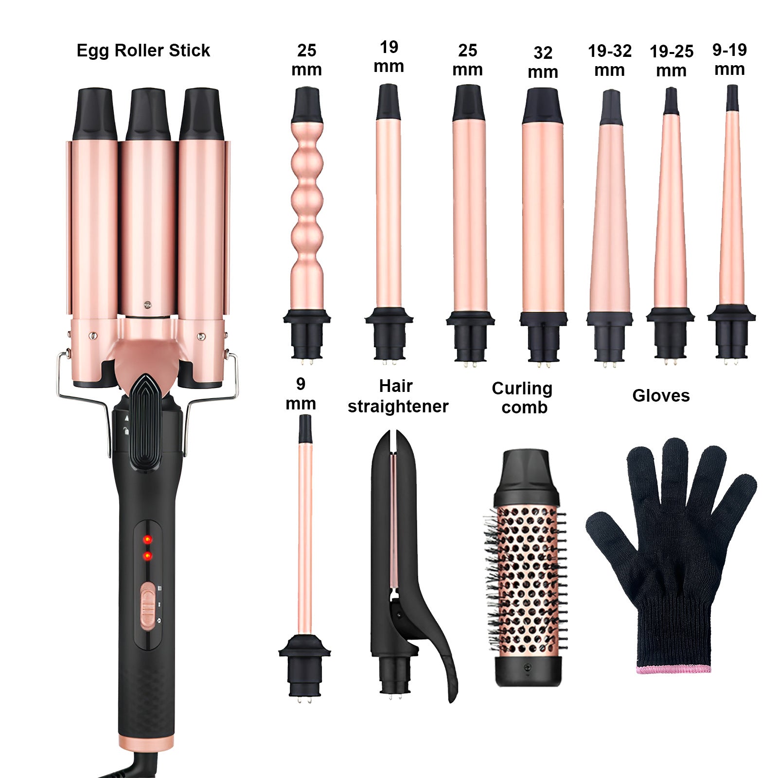 Ceramic Coating Interchangeable Hair Styling Set