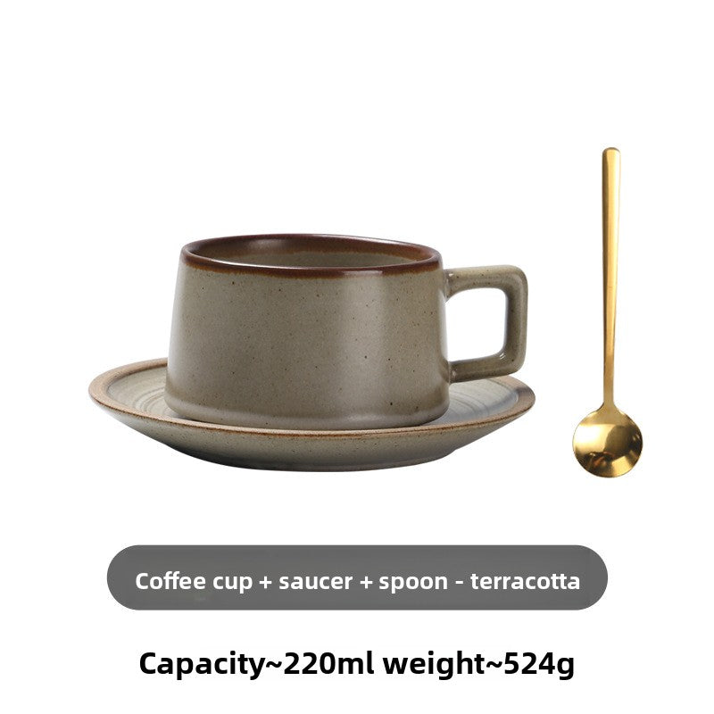 Ceramic coffee cup