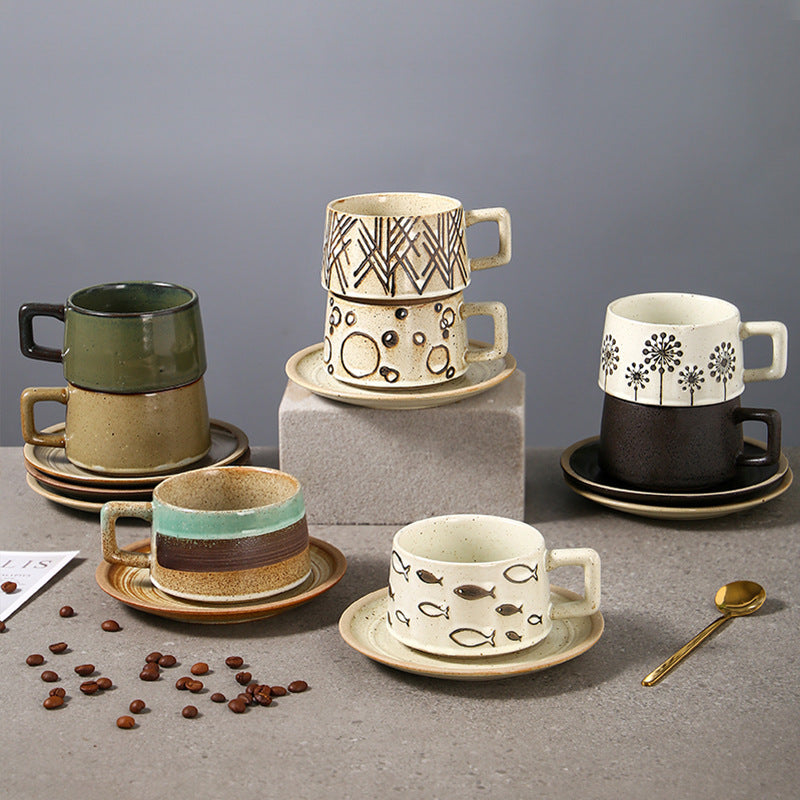 Ceramic coffee cup