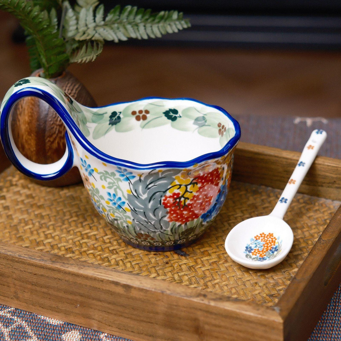 Ceramic coffee cup