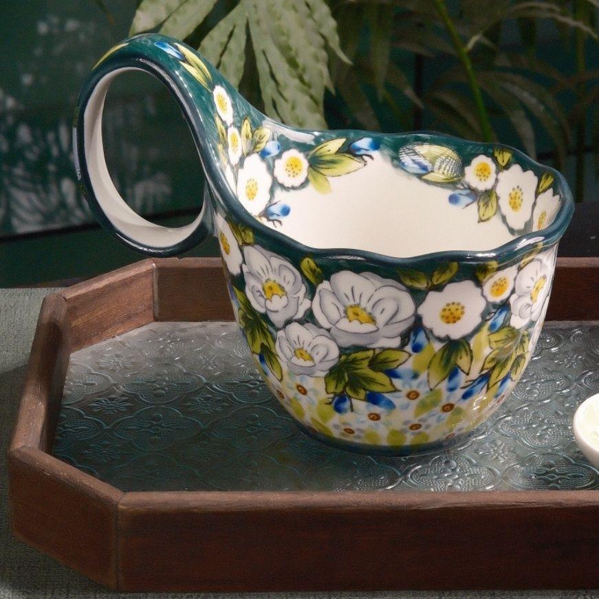 Ceramic coffee cup