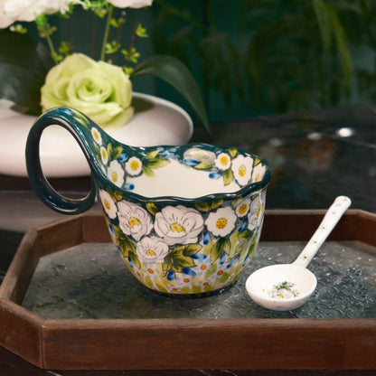 Ceramic coffee cup
