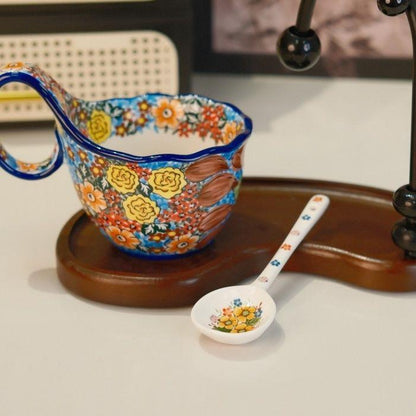 Ceramic coffee cup