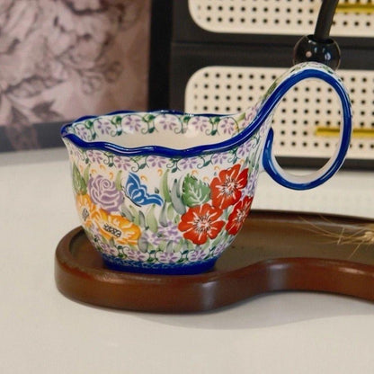 Ceramic coffee cup