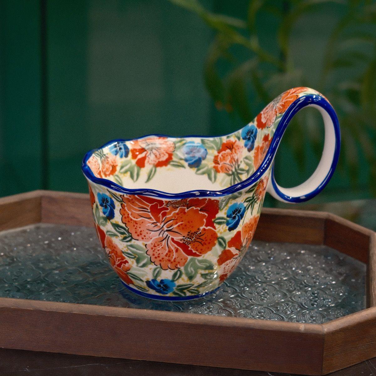 Ceramic coffee cup