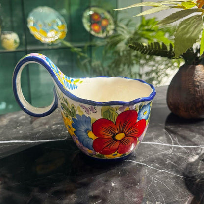 Ceramic coffee cup