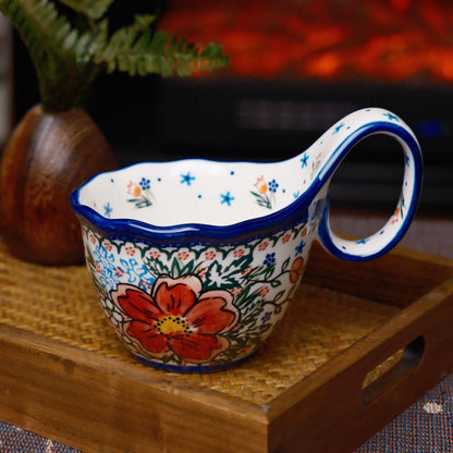 Ceramic coffee cup