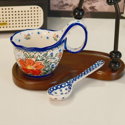 Ceramic coffee cup