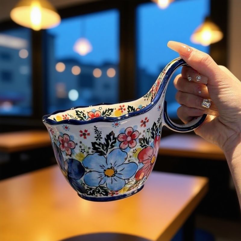 Ceramic coffee cup
