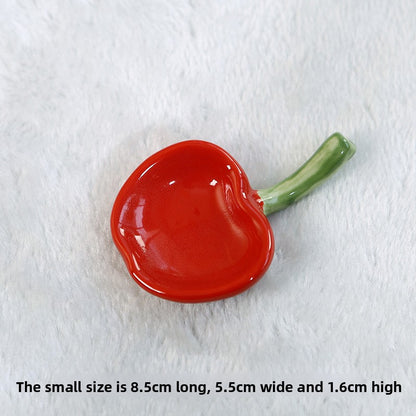 Ceramic Condiment Dish with Fruit Design